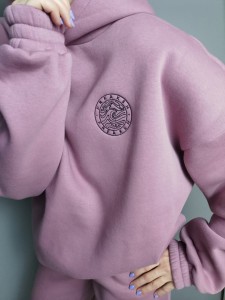 bluza unisex różowa